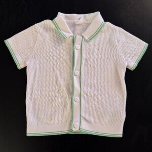 Toddler Gap Crochet Short Sleeve Sweater
